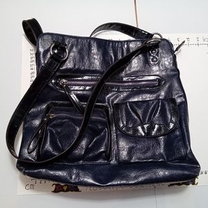 Gorgeous large navy blue purse